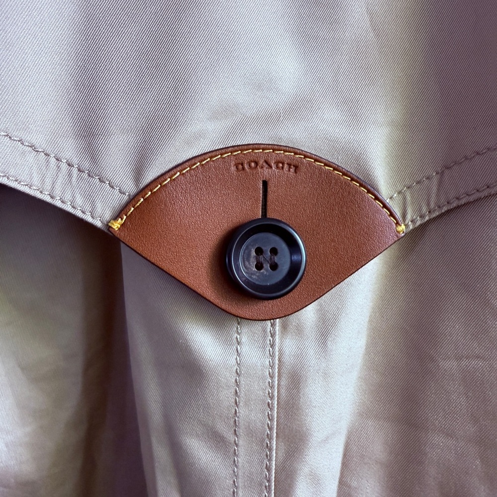 Coach Mid Trench Coat - Classic Khaki - Picture 5 of 8